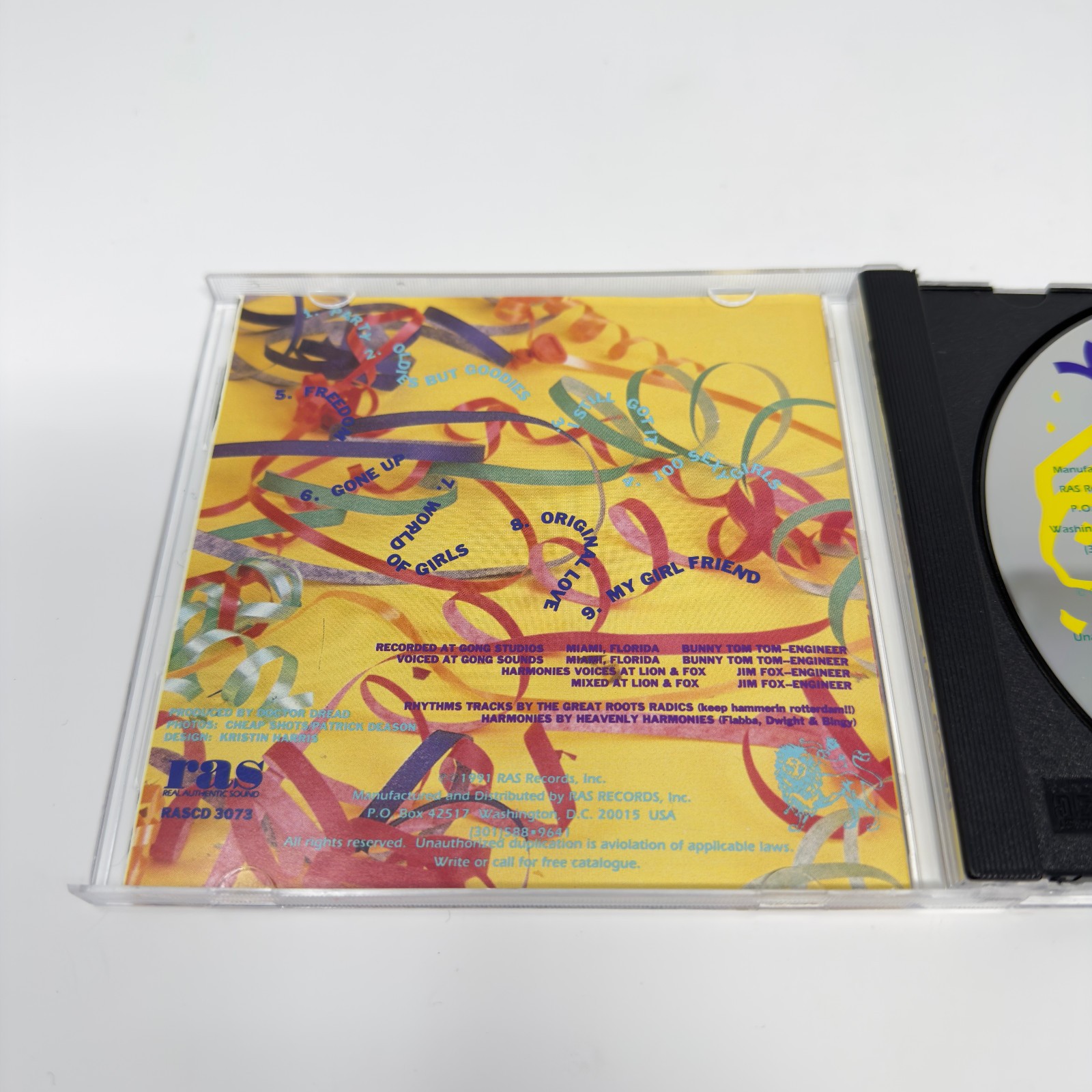 Yellowman Party CD Reggae Dancehall RAS Records Album
