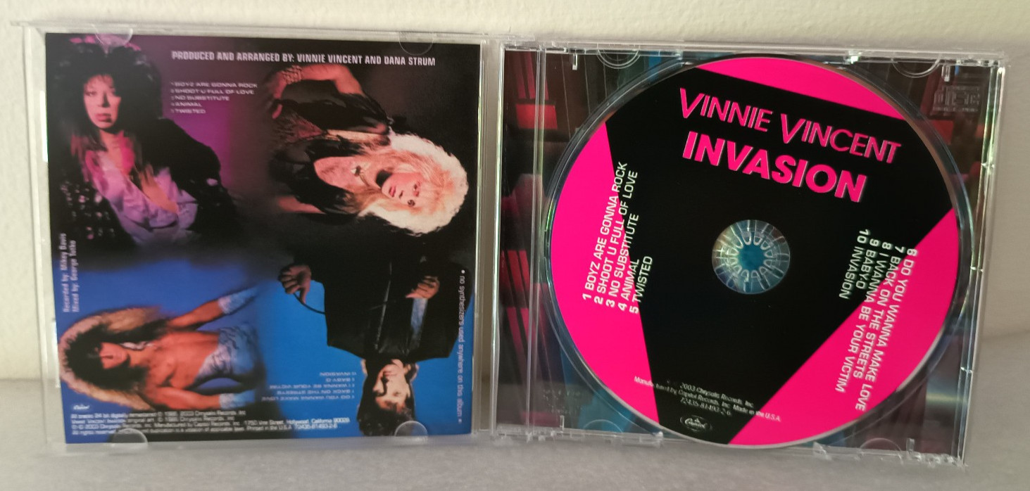 Vinnie Vincent Invasion CD (2003 remaster) KISS