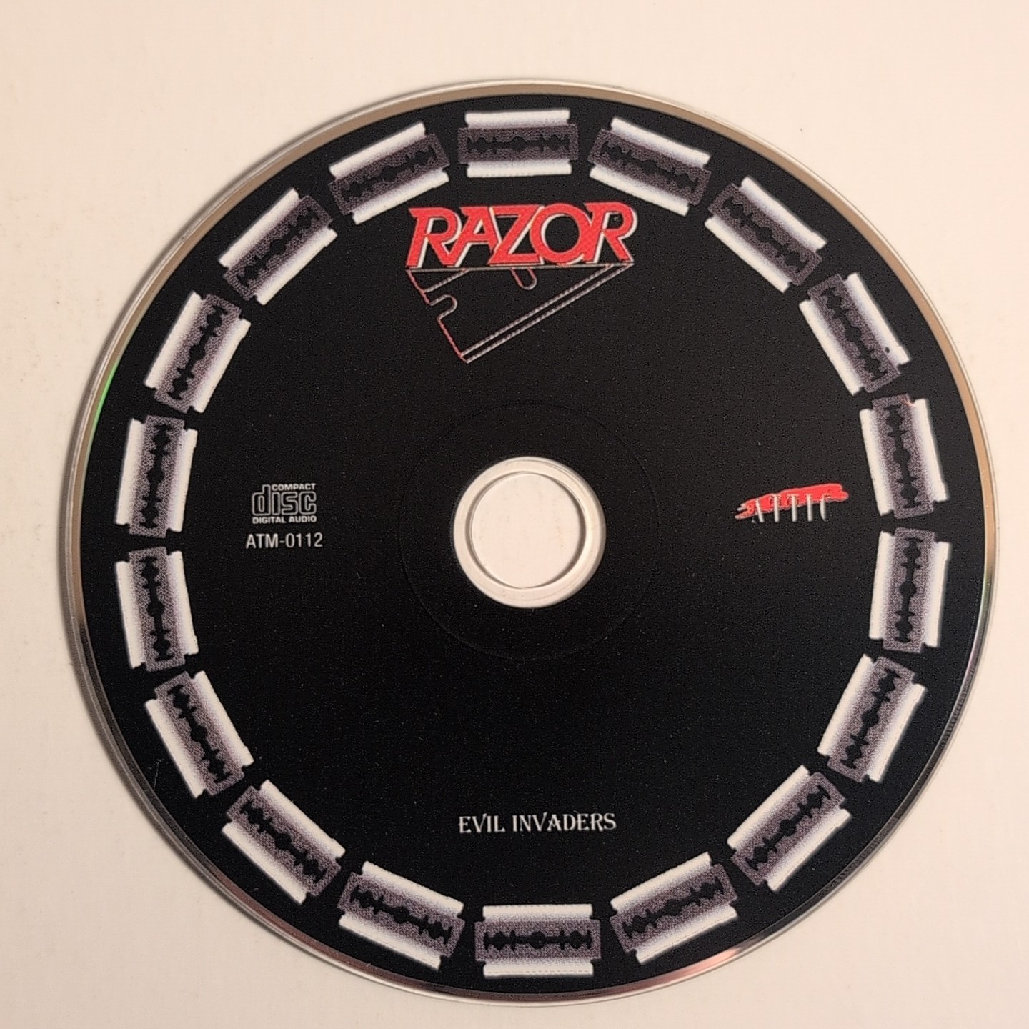 Razor - Evil Invaders CD ATM-0112 Thrash Speed Metal Canada Reissue Digipak