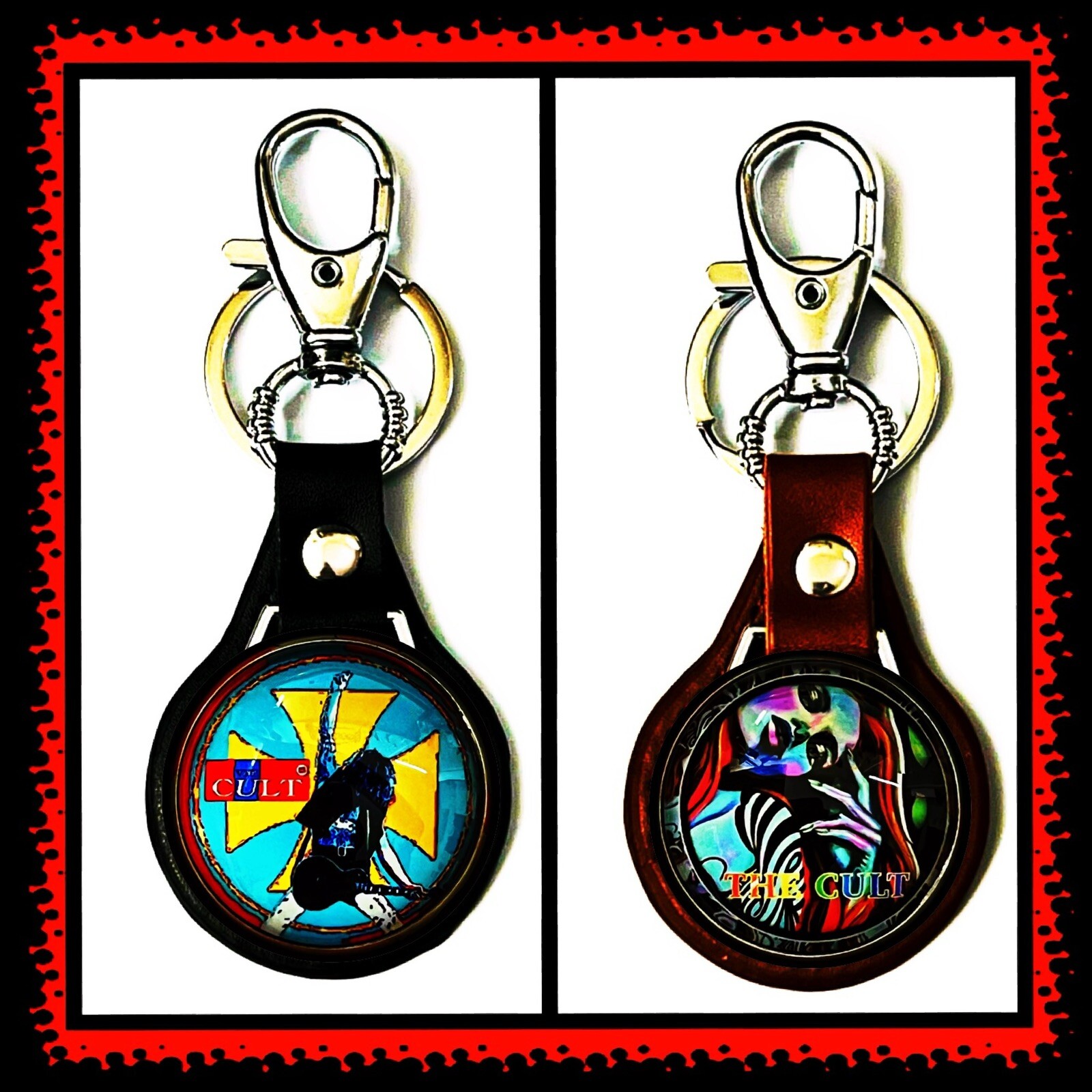 THE CULT SHE SELLS SANCTUARY TWO LEATHER BRACELETS
