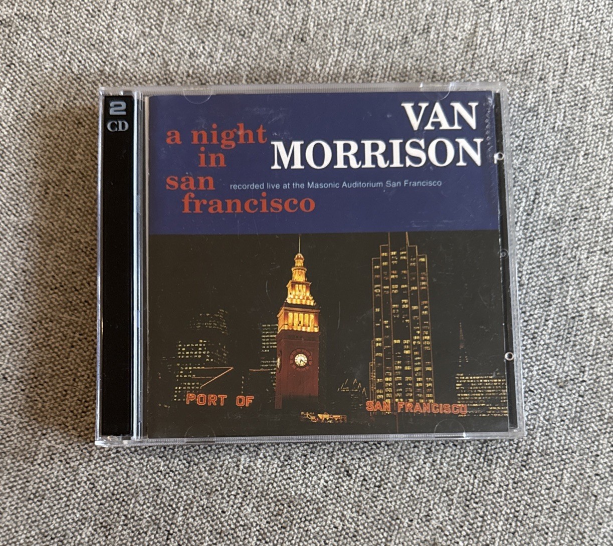 VAN MORRISON A NIGHT IN SAN FRANCISCO JAPAN PROMO 2CD 1994 POCP-1424/5