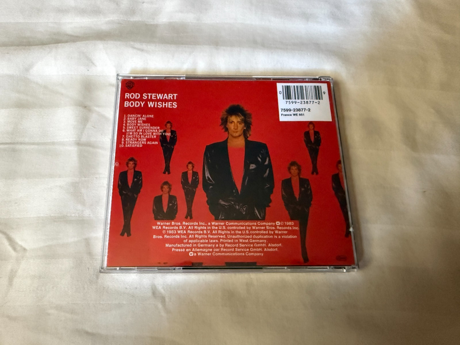 Rod Stewart - Body Wishes CD Warner Bros. Import Germany France 80s OOP RARE