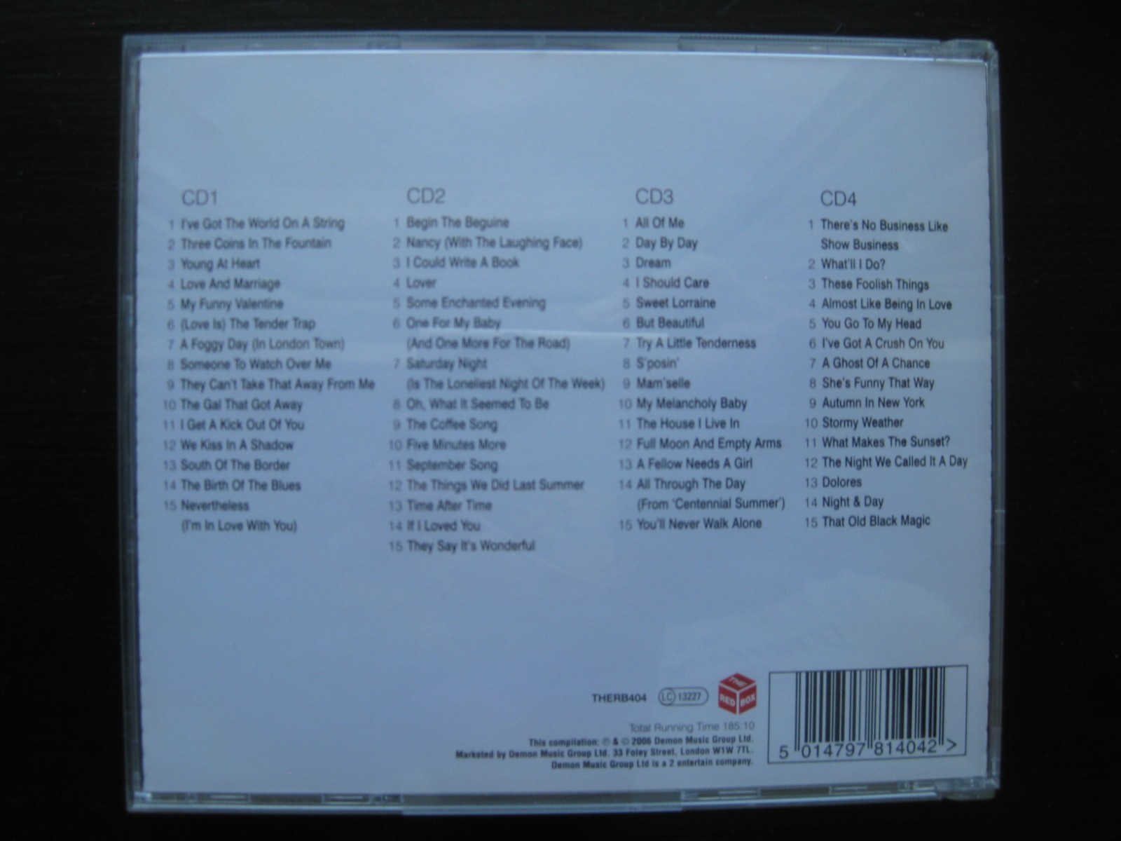 Sinatra, Frank - The Ultimate Collection CD (2006), 4 Disc