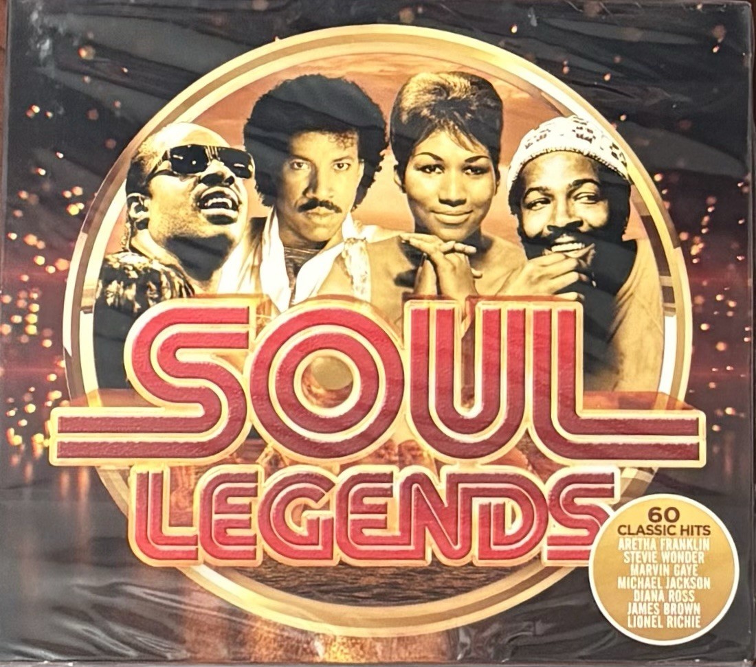 VARIOUS ARTISTS "SOUL LEGENDS" BRAND NEW ORIGINAL 2018 UK 3CD ALBUM IMPORT