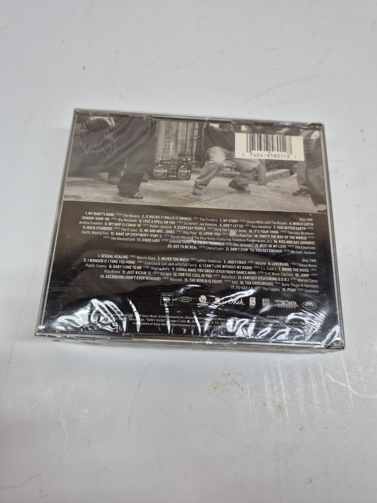 R&B FROM DOO-WOP TO HIP-HOP (2 CD SET, COLUMBIA / EPIC) [NEW SEALED]
