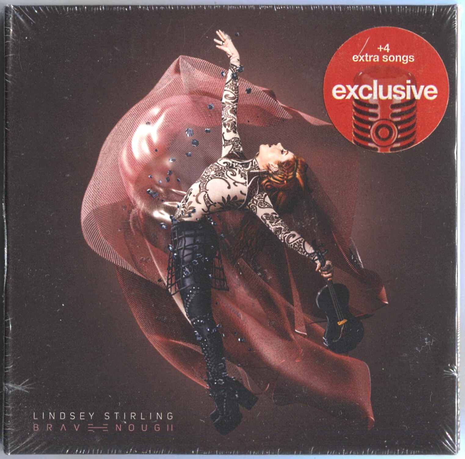 +4 BONUS TRACKS-- LINDSEY STIRLING Brave Enough TARGET CD Forgotten Voyage 0926