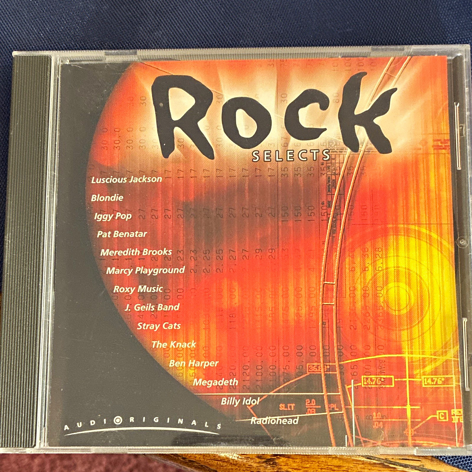 Audio Originals Rock Selects CD Comp 1996 Alt Rock Jewel Blondie Iggy Pop