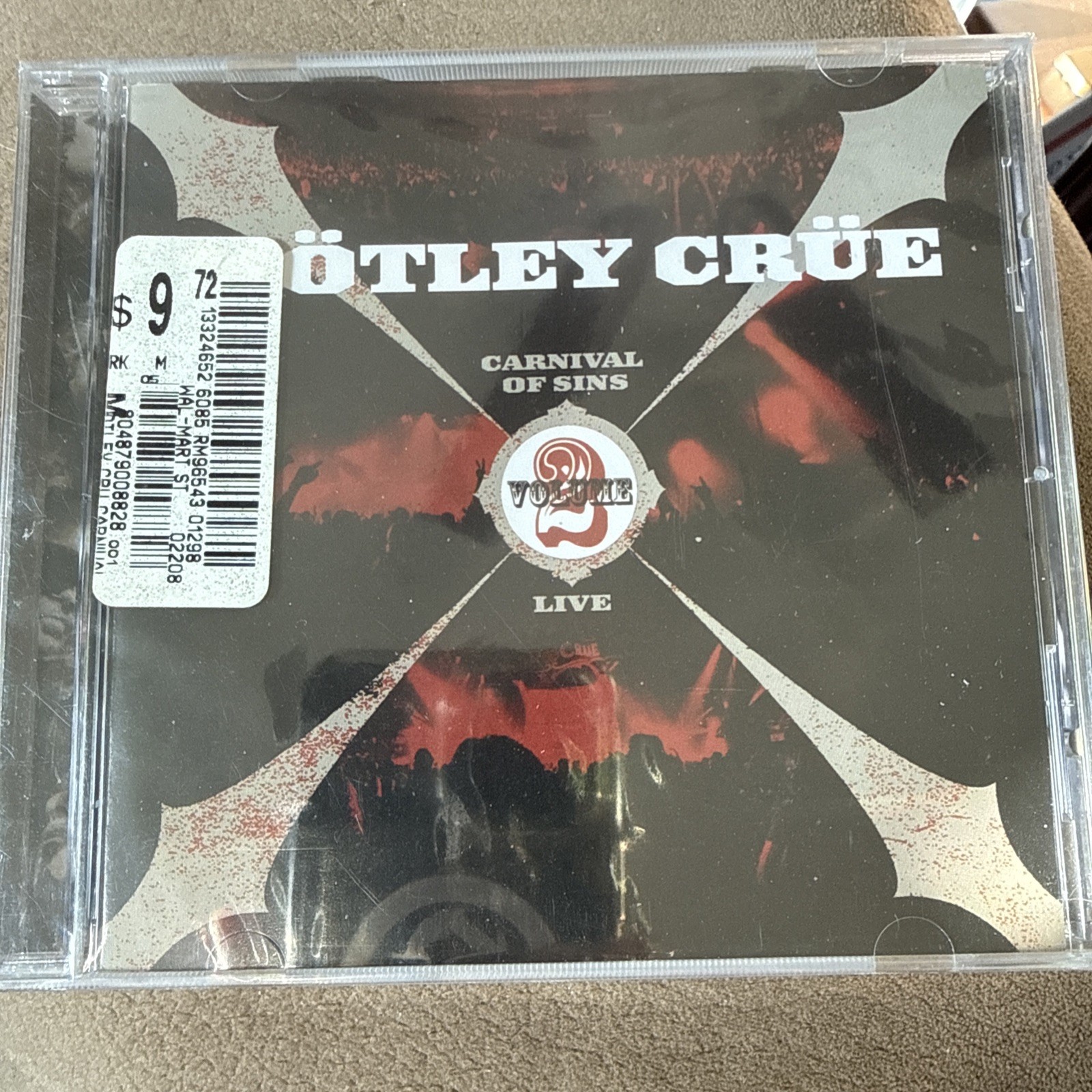 Motley Crue Live Vol 2 Carnival of Sins CD NEW SEALED