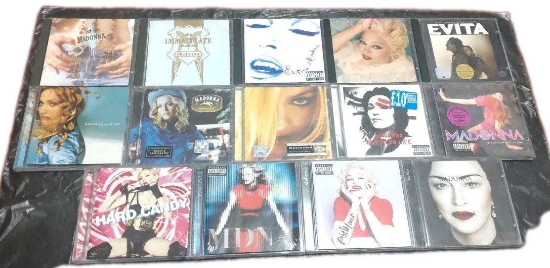 Madonna: Hits 1 & 2 [1983-89/Studio Albums 1989-2019 & Soundtrack, 14 CD Bundle)