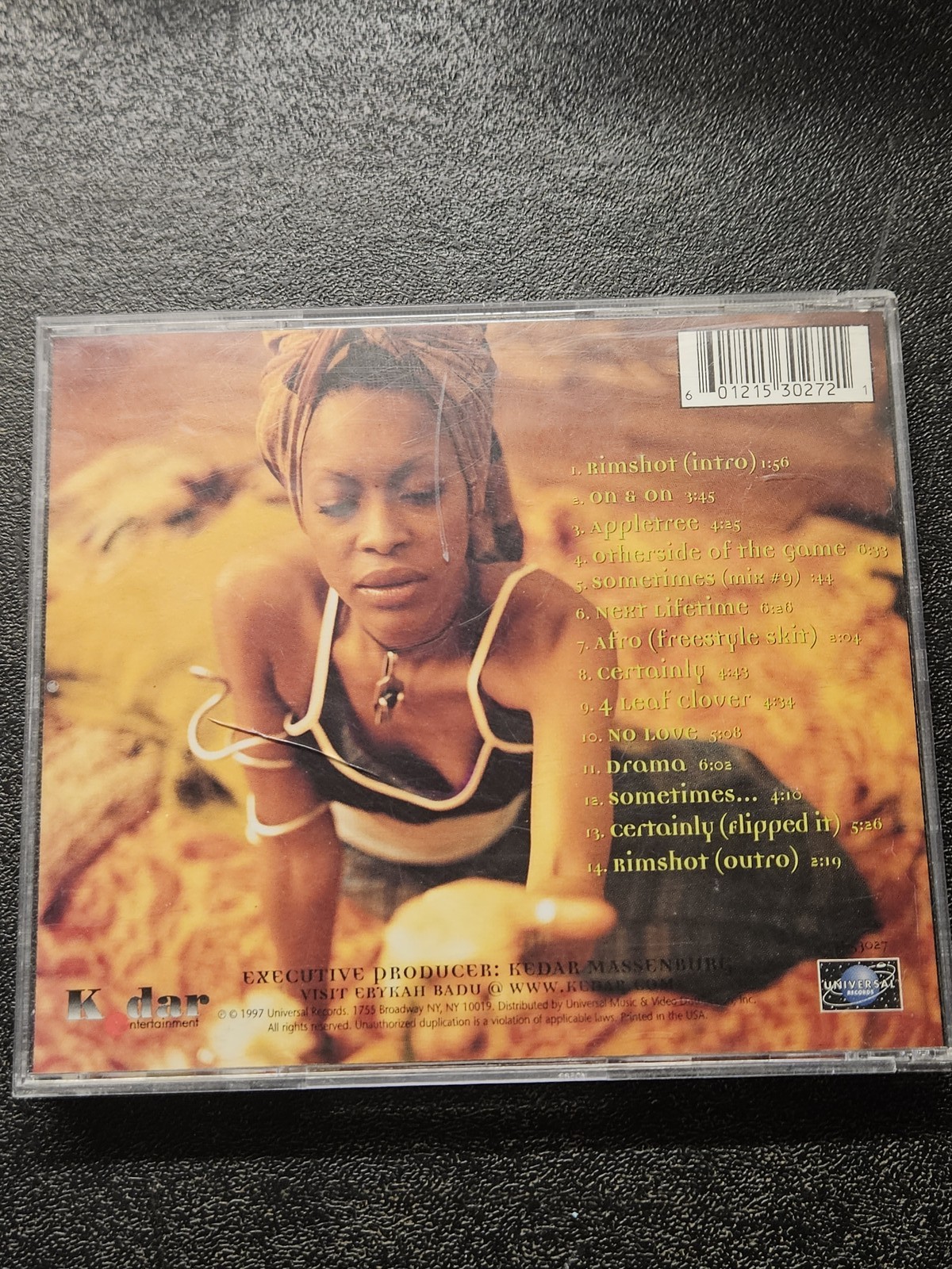Erykah Badu – Baduizm CD Album 1997 R&B Neo Soul Universal Records UD-53027