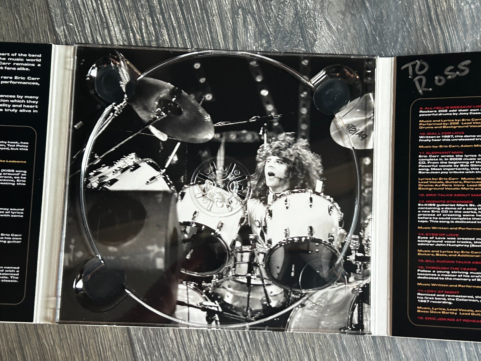 KISS CD Eric Carr Unfinished Business Digipak SIGNED AUTOGRAPH Bruce Kulick more