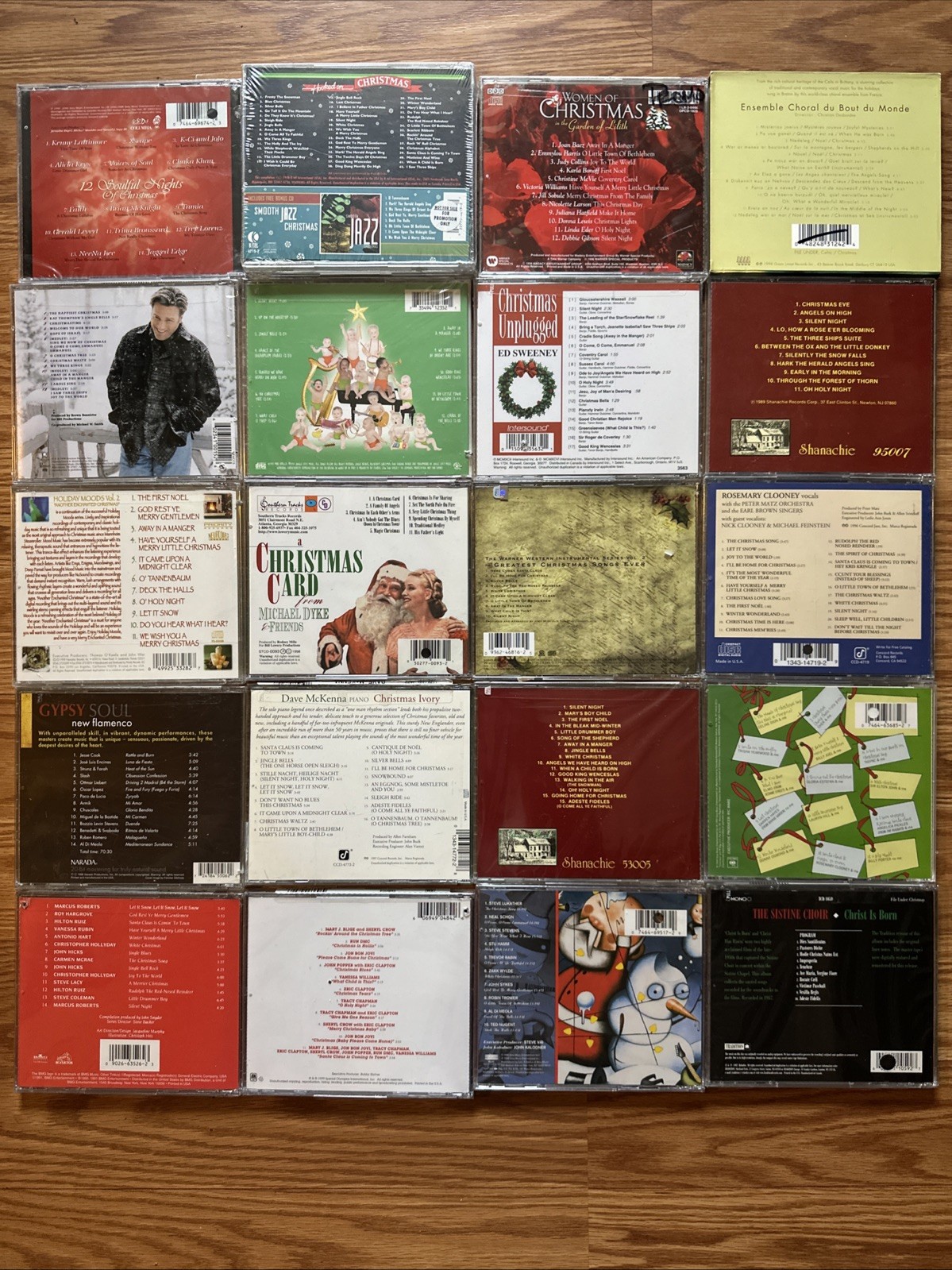 Lot of 20 CHRISTMAS HOLIDAY CDs Pop Rock Jazz Classical Country Kids New Sealed