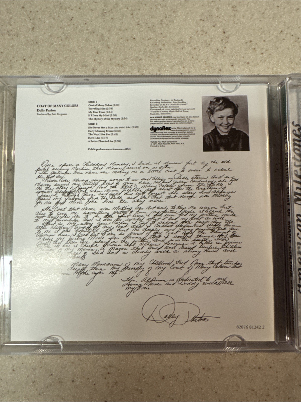 DOLLY PARTON -COAT OF MANY COLORS -CD