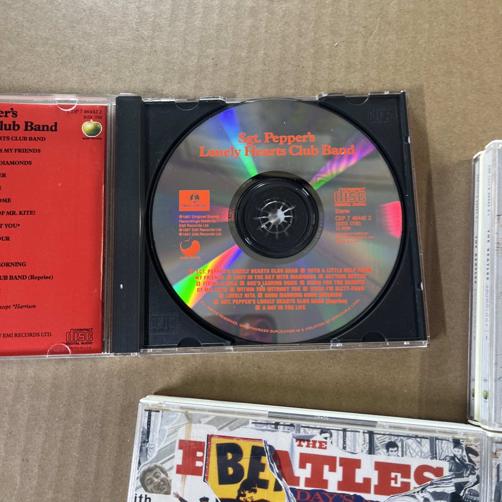 The Beatles Lot of 4 CDs SGT Peppers Lonely Anthology British Invasion McCartney