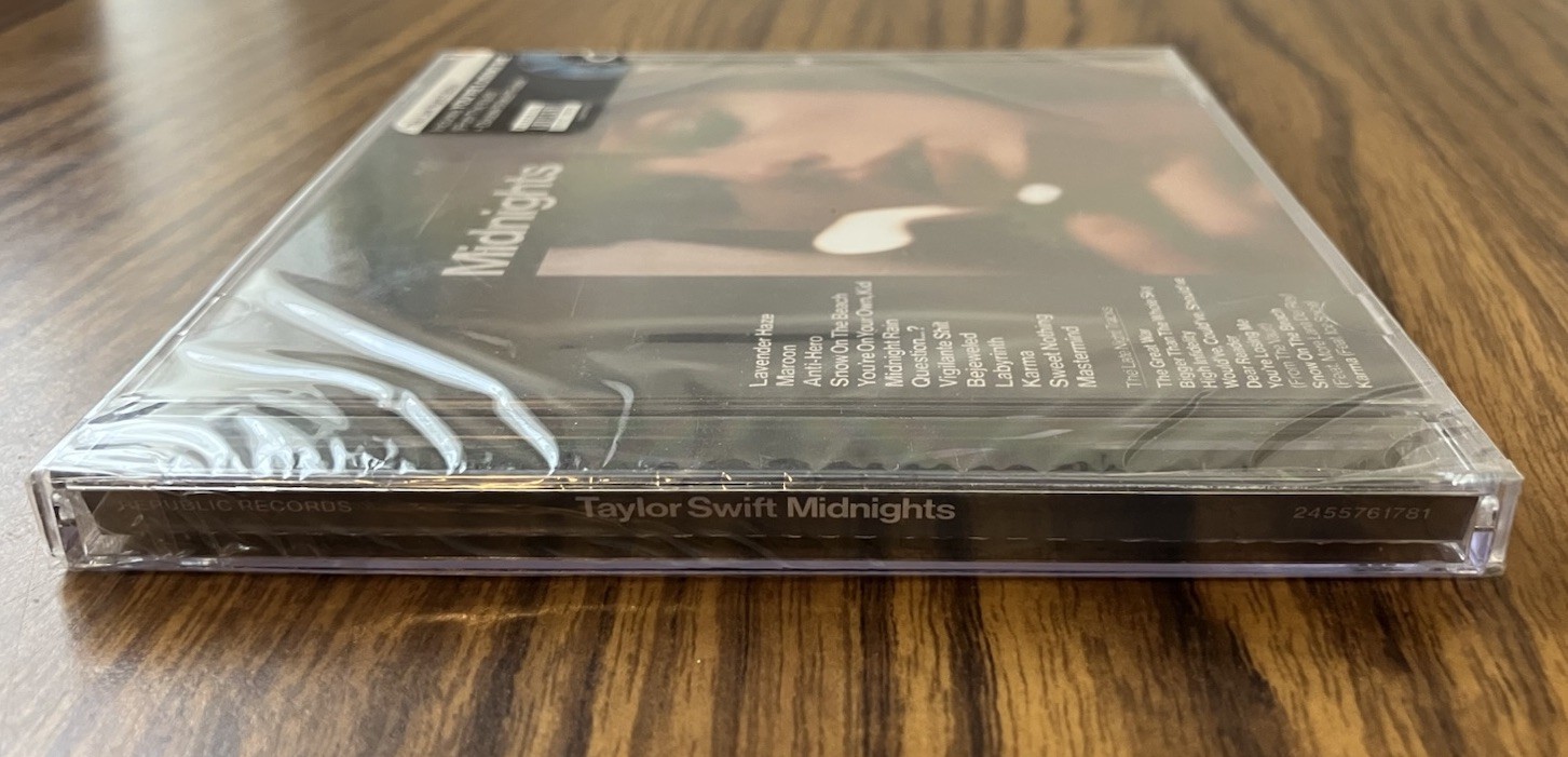 Sealed Taylor Swift Midnights CD Late Night Edition Only Sold At NJ Eras Shows