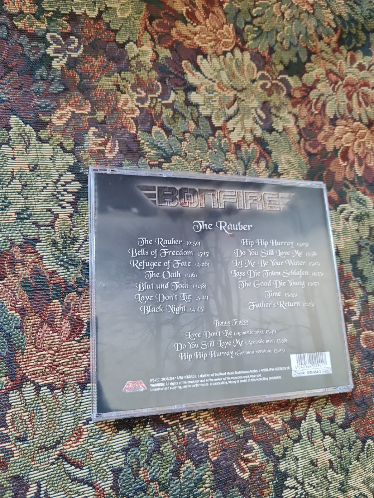 The Rauber by Bonfire (CD, 2017) Like New!