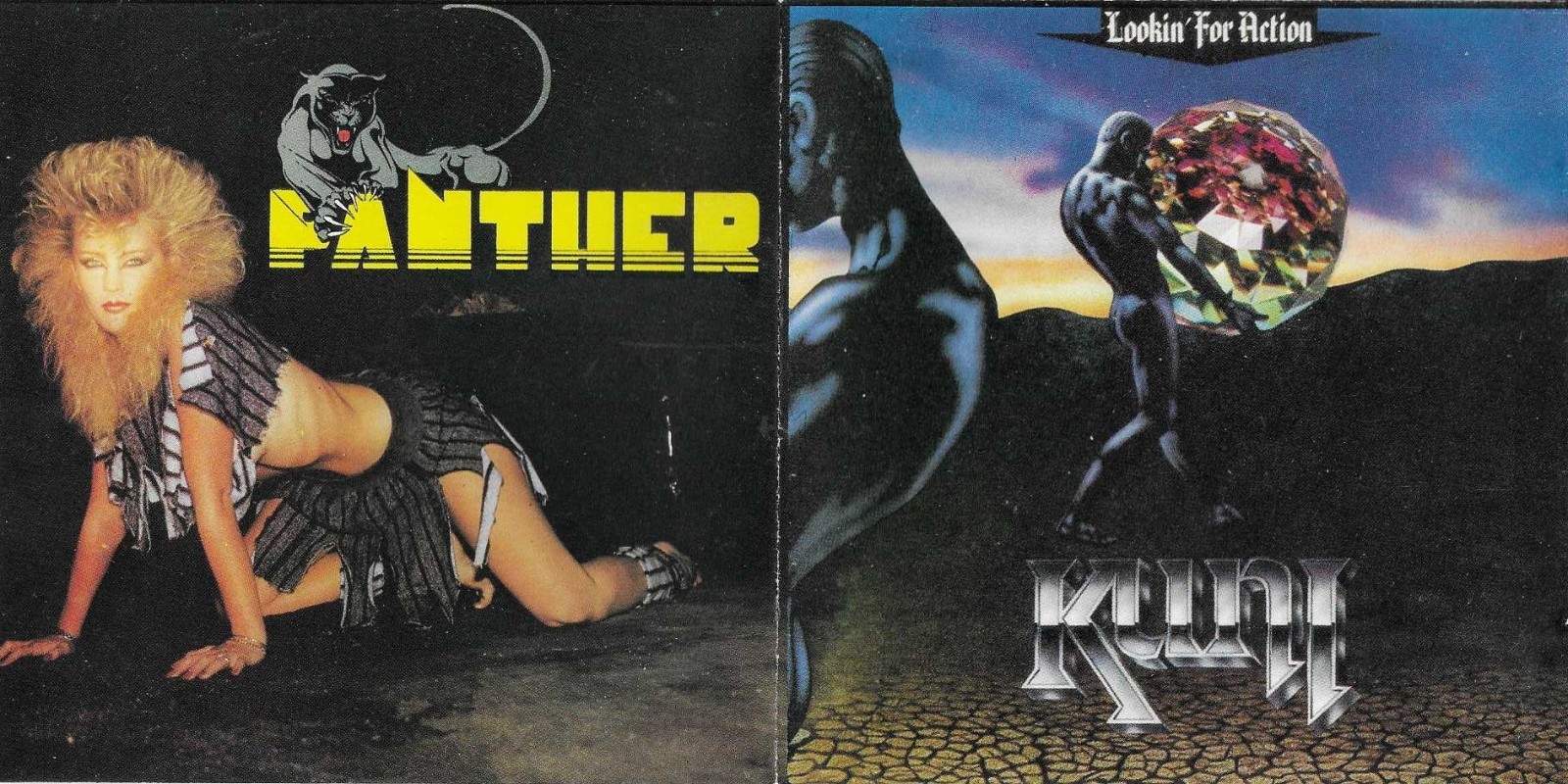 KUNI/ PANTHER (LOOKIN' FOR ACTION/ SELF-TITLED) Import 2 on 1 CD Jeff Scott Soto