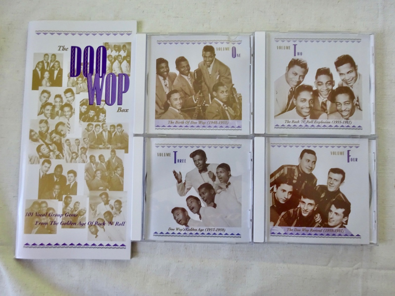 "The Doo Wop Box" 4-CD RHINO Box ~ 1948-1987 R&B Groups ~ 101 Tracks With Book