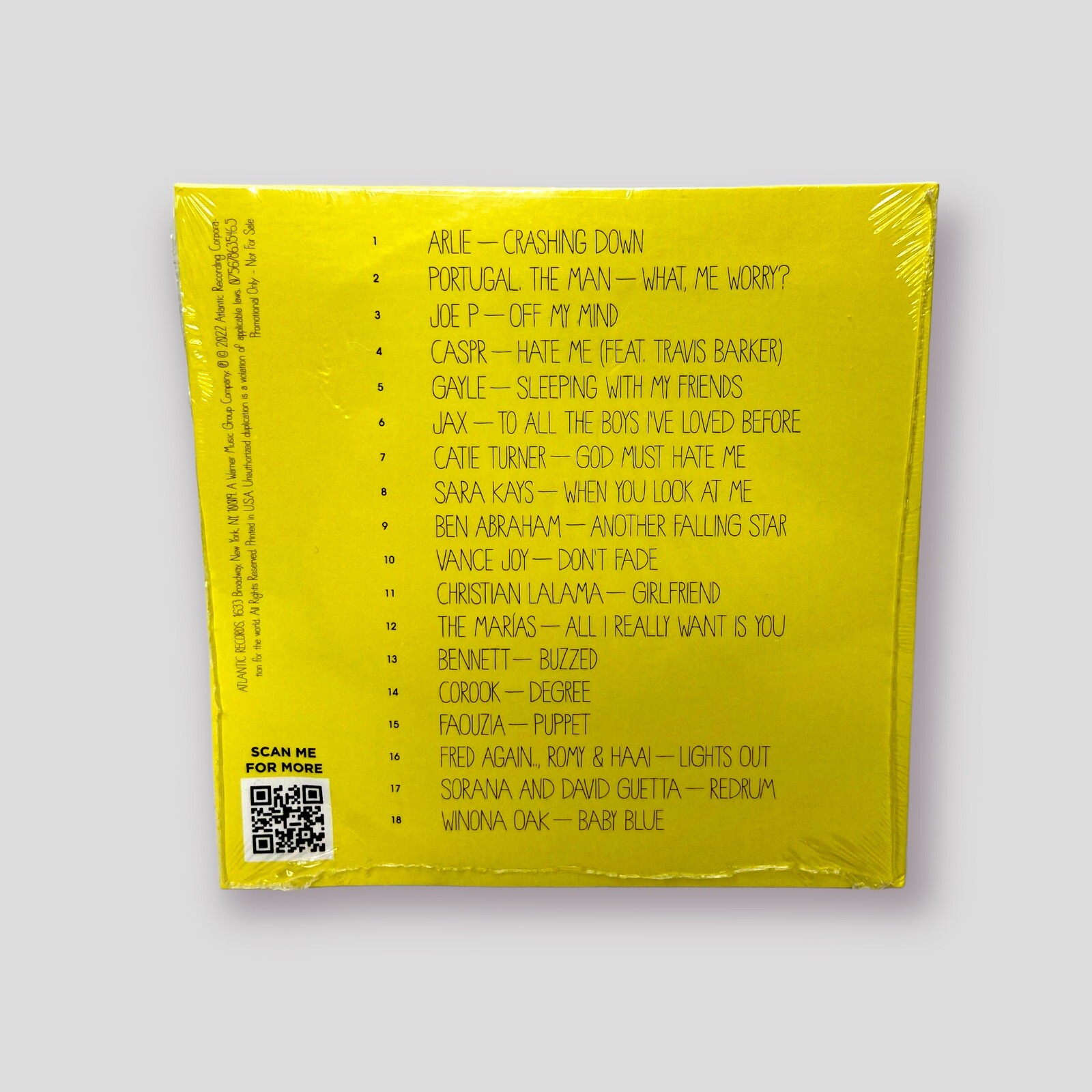 Atlantic Records RSD CD Sampler Vol. 2 Music For Everyone Record Store Day 2022