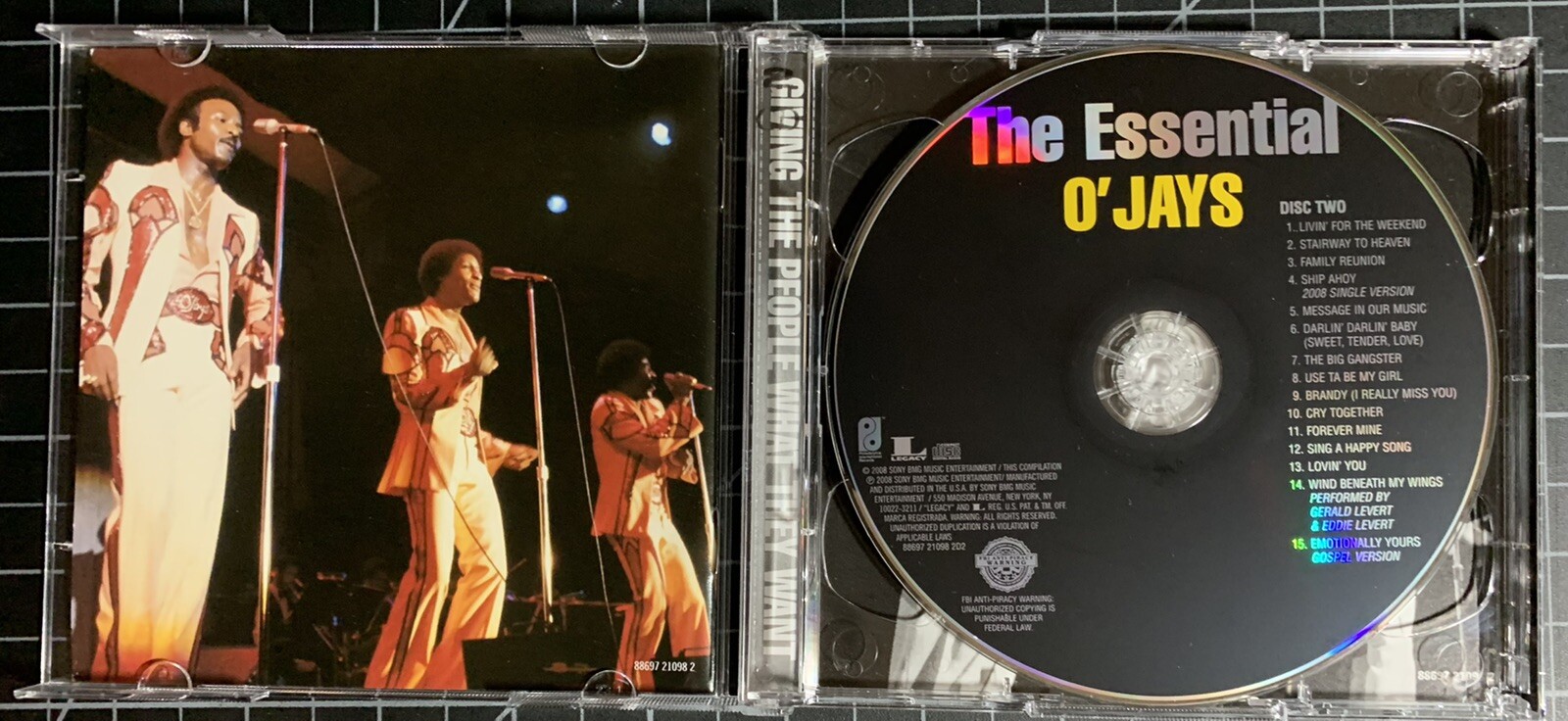 The O’Jays, The Essential Cd Very RARE Very Clean Disc Excellent Condition!
