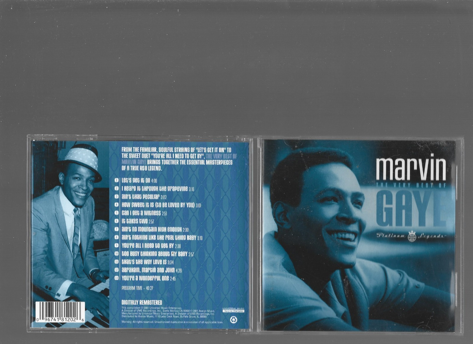 Marvin Gaye – The Very Best Of CD 2001 Platinum Legends Soul R&B Universal