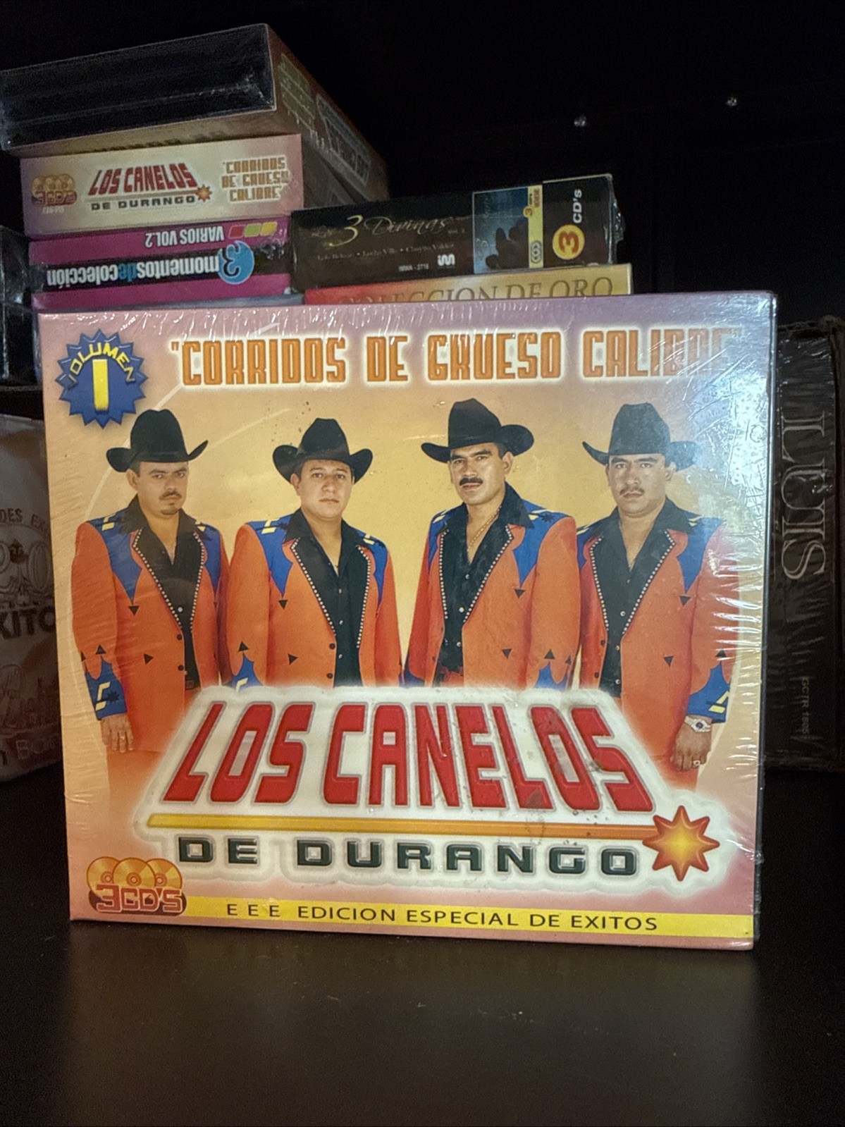 Los Canelos De Durango Corridos De Grueso Calibre Vol 1. 3cds Set New sealed