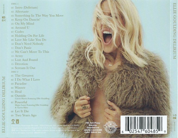 Delirium [Deluxe Edition] by Ellie Gouldin (CD 2-Disc Set, 2015 Interscope)
