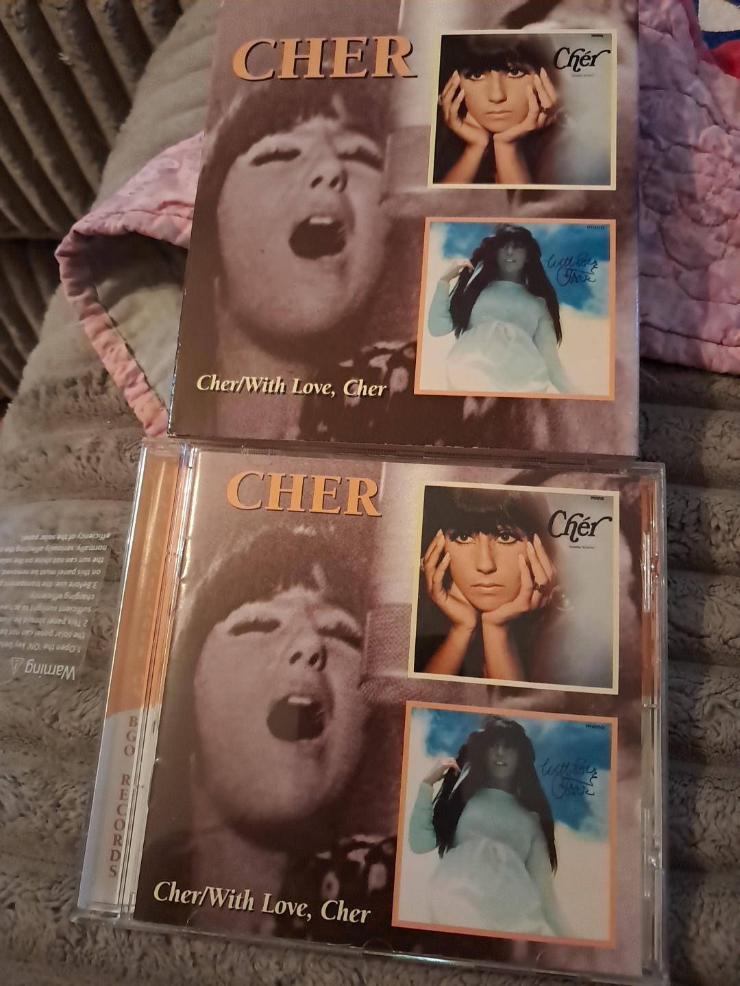 Cher & With Love By Cher 2 LP'S On 1 CD BGO Rec. 2005 UK Import 22 Tracks