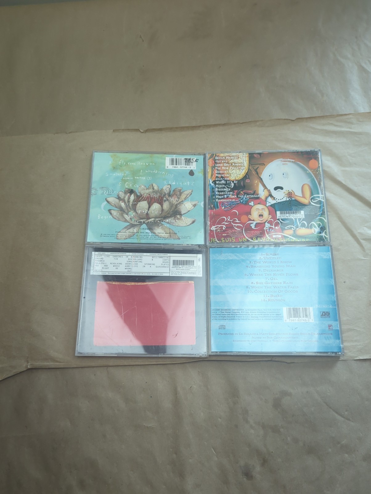 4 CD Lot Radiohead Beck Toad Wet Sprocket Collective Soul 90s Alternative Rock