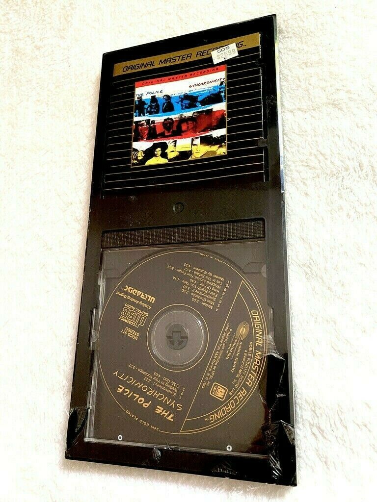 THE POLICE SYNCHRONICITY CD SEALED LONGBOX 24K GOLD PLATED MASTER RECORD STING