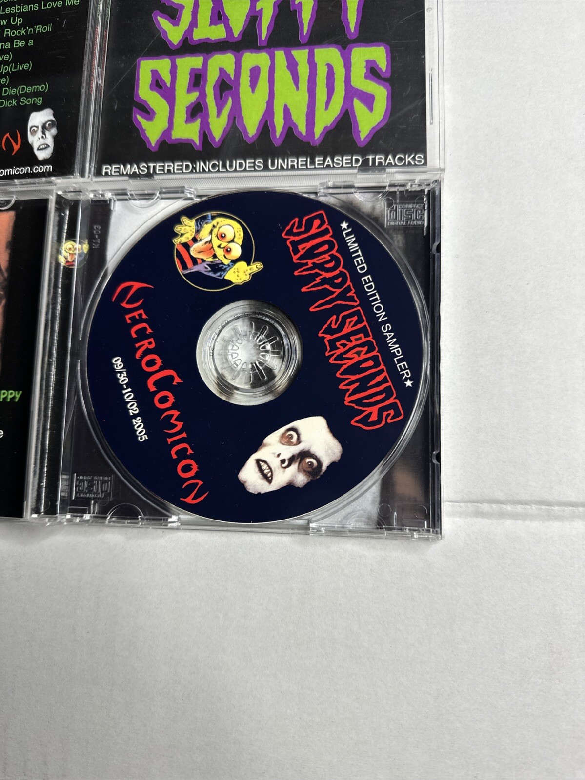 SLOPPY SECONDS Rock CD NecroComicon 2005 limited edition compilation ULTRA RARE