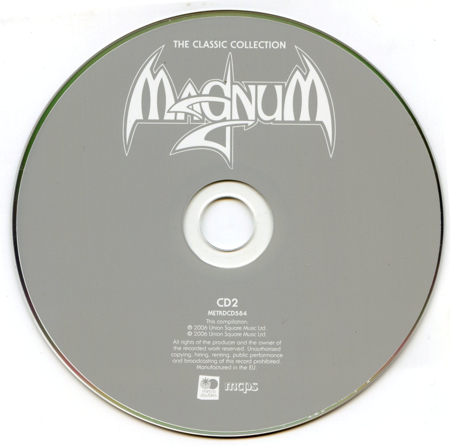 2 CD Magnum The Classic Collection Discs Excellent METRCD584 UK 2006 Heavy Rock