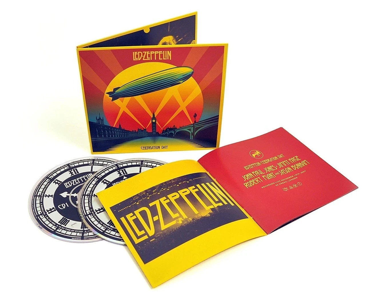 LED ZEPPELIN Celebration Day 2007 Live at The O2 Arena London SEALED 2CD w/ Hype