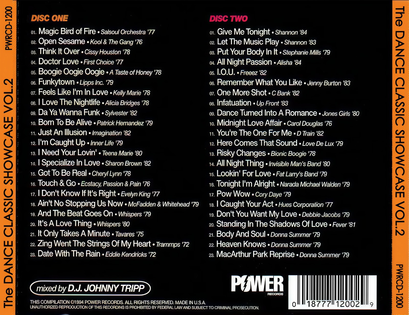 The Dance Classic Showcase volume 2