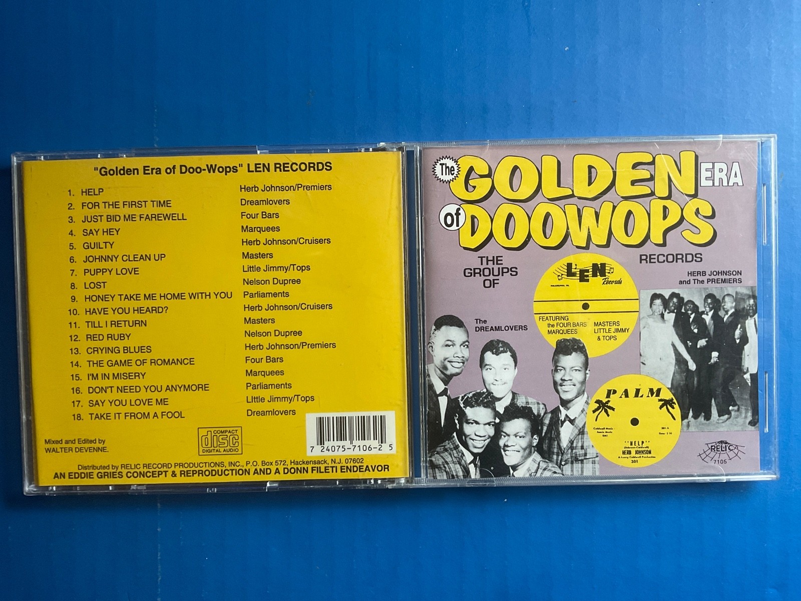 DOO WOP - The Dreamlovers-The Premiers-Four Bars & more! (28) tracks