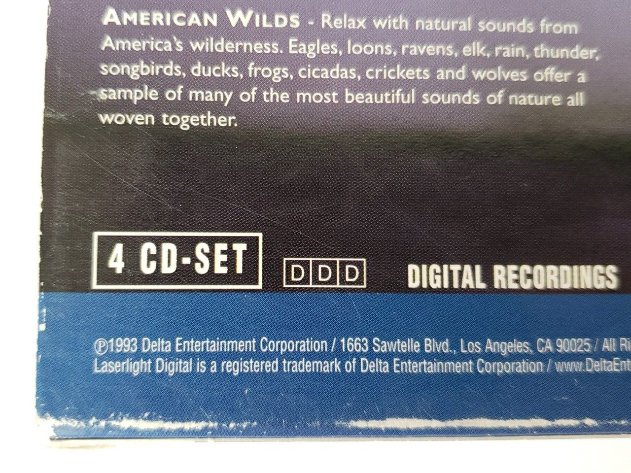 Echoes of Nature 4 CD Set The Natural Sounds of the Wilderness Audio Relaxation