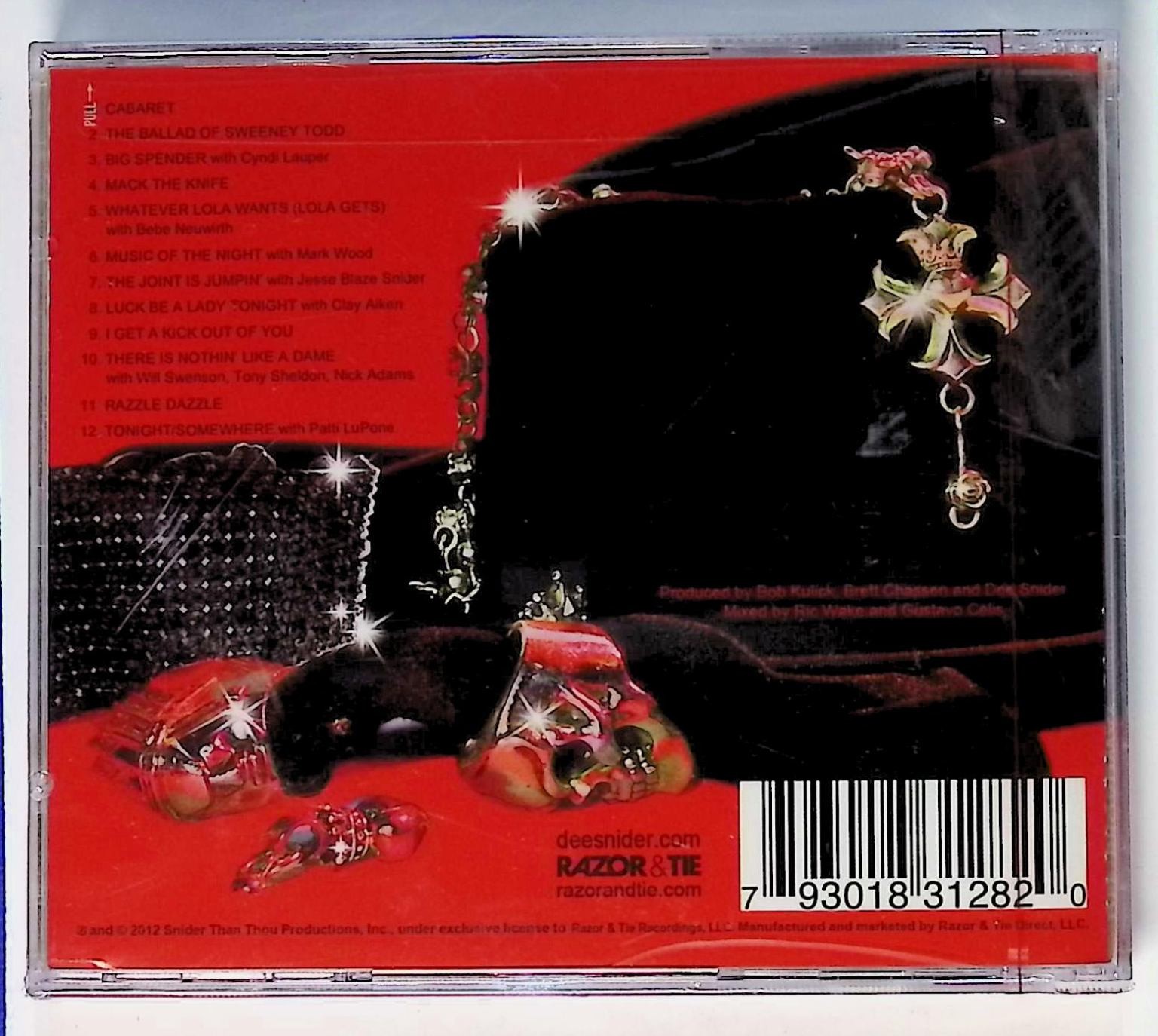 Dee Snider – Dee Does Broadway CD 2012 Rock Broadway CRACKED CASE