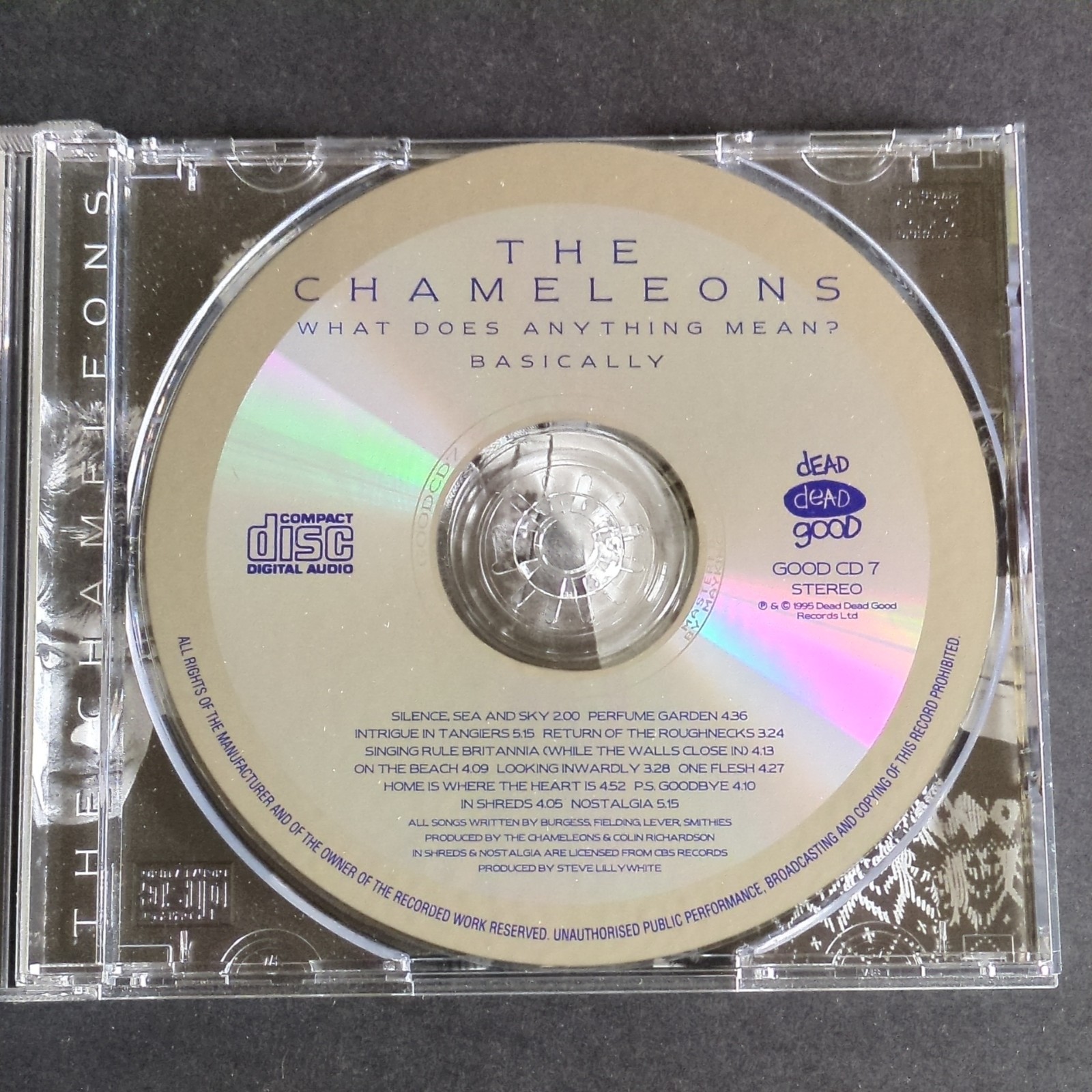 The Chameleons - What Does Anything Mean? Basically (1995 CD) Indie Rock 1985