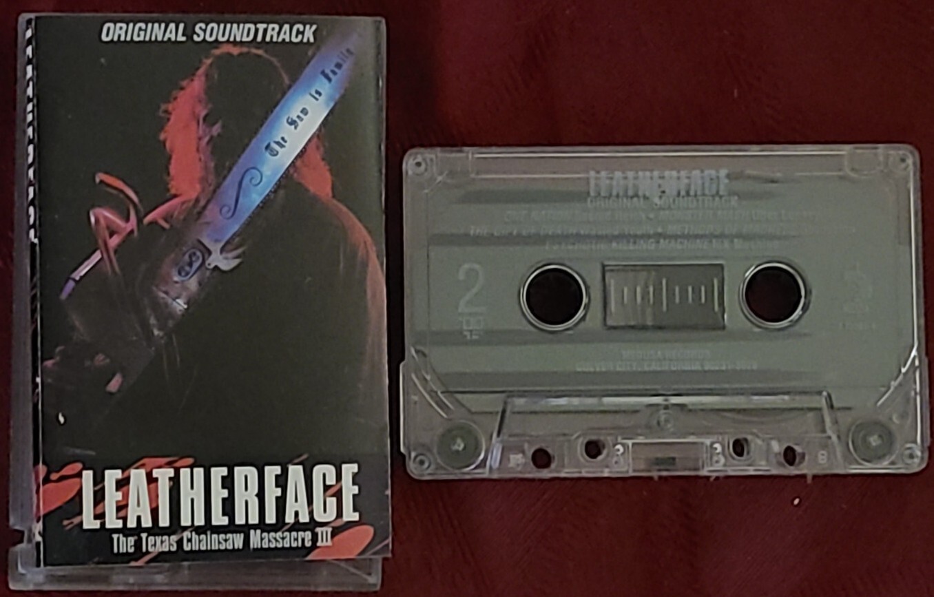 Leatherface: Texas Chainsaw Massacre 3 by Original Soundtrack Cassette USED VG