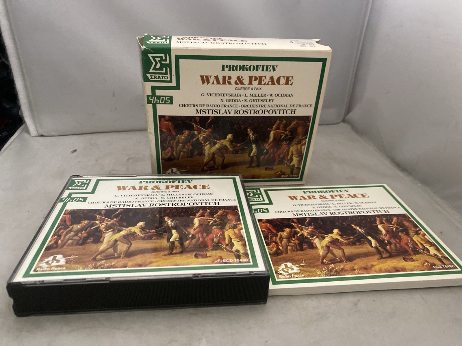 Prokofiev: War & Peace - Mstislav Rostropovitch 4 CD Box Set 1988