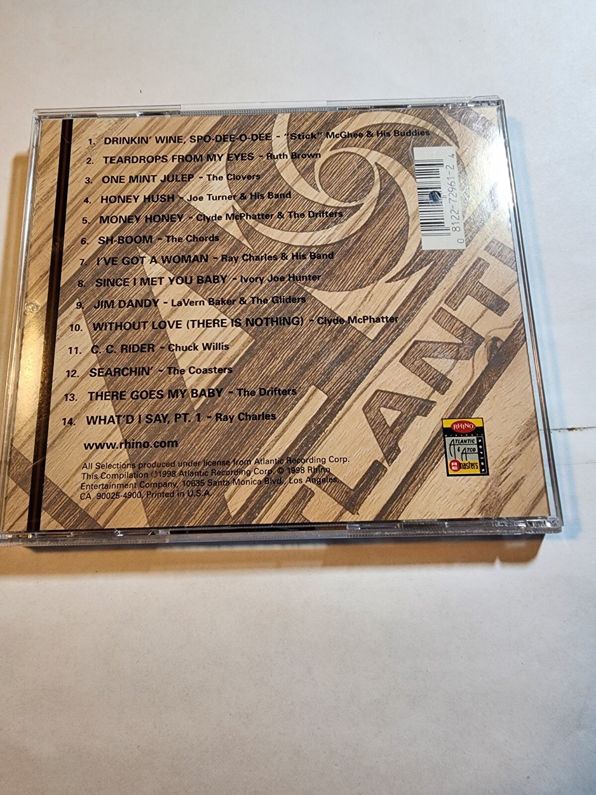 Atlantic Ultimate 50's R&b Smashes -VG+/EX CD1