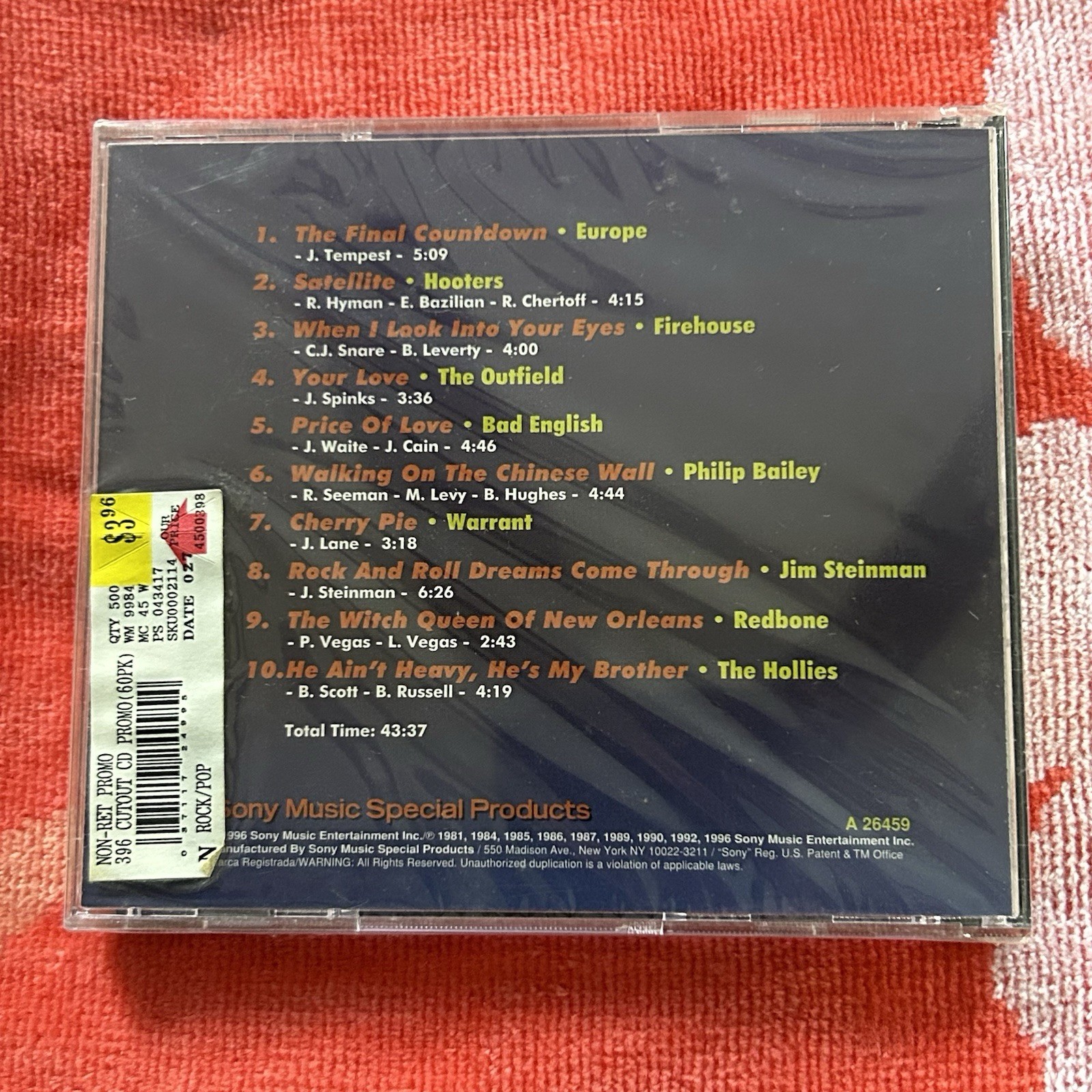 Forever Rock Vol. 1 - 1996 CD SEALED! Compilation Europe Firehouse Bad English