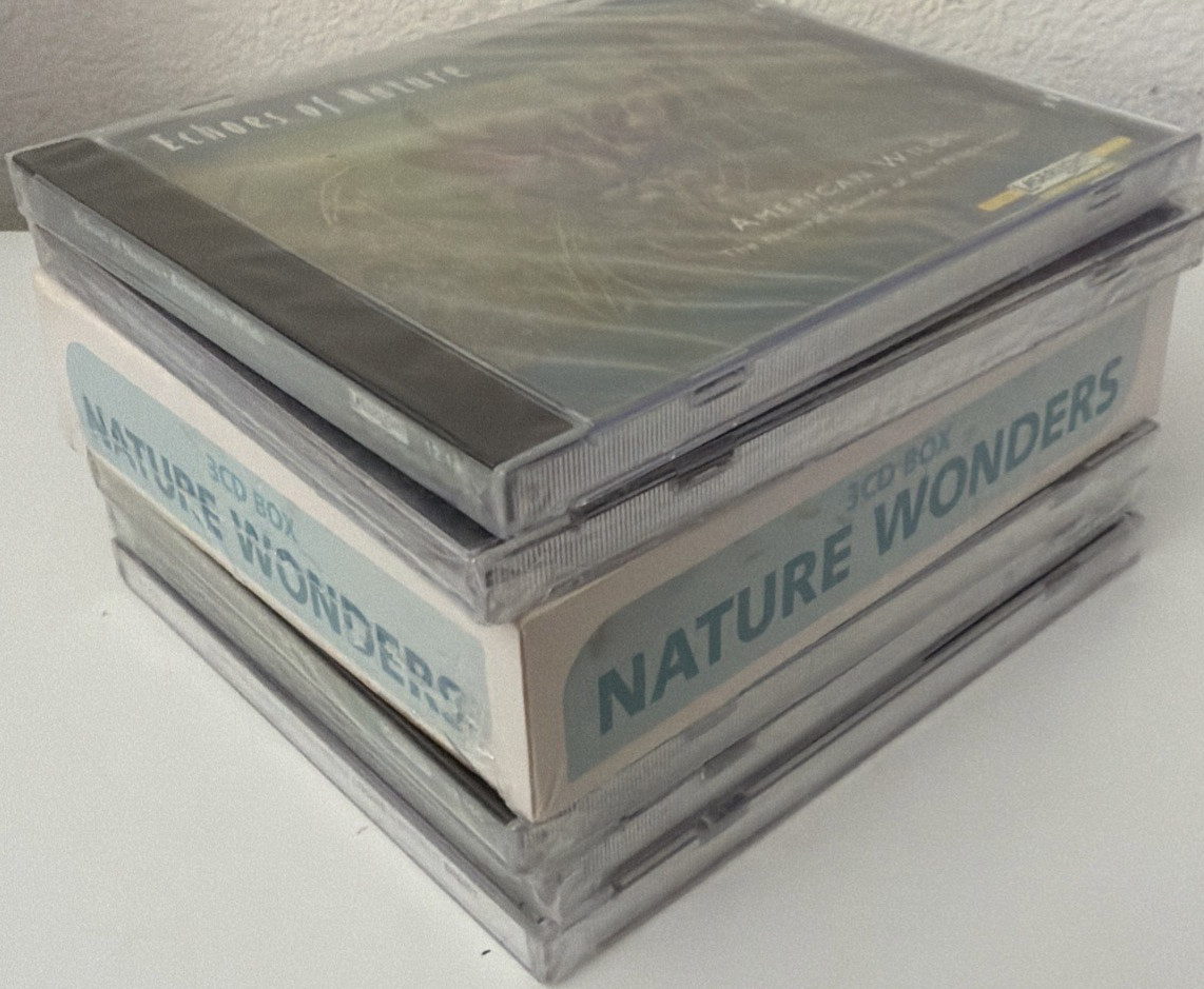 Nature Sounds Relaxation CD Lot 8 Ocean Birds Sleep Ambient Calming New Sealed