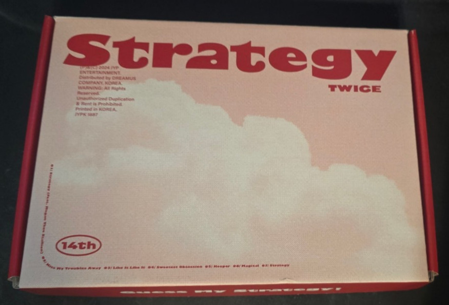 Twice Strategy Step 1 Version Album Only (NO PHOTOCARD)