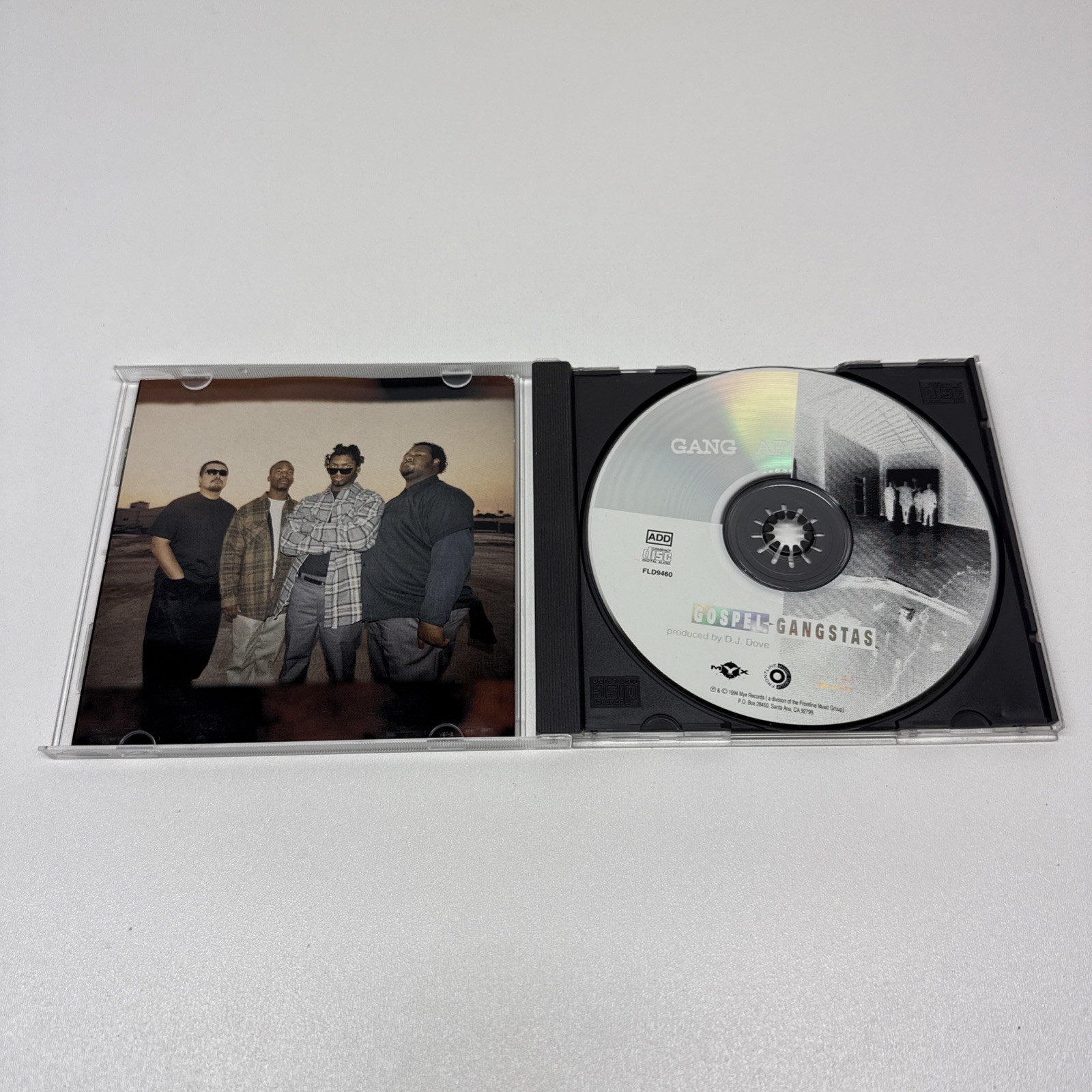 Gospel Gangstas: Gang Affiliated CD with Original Cover, Inlay and Jewel Case