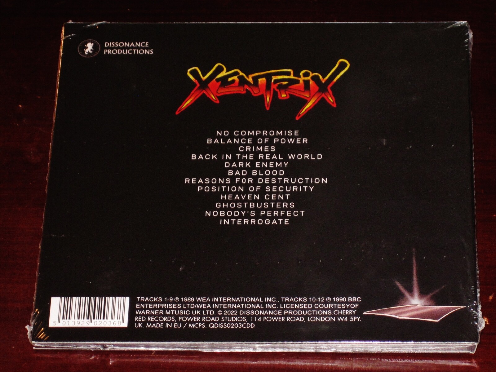 Xentrix: Shattered Existence CD Dissonance Productions QDISS0203CDD Digipak NEW