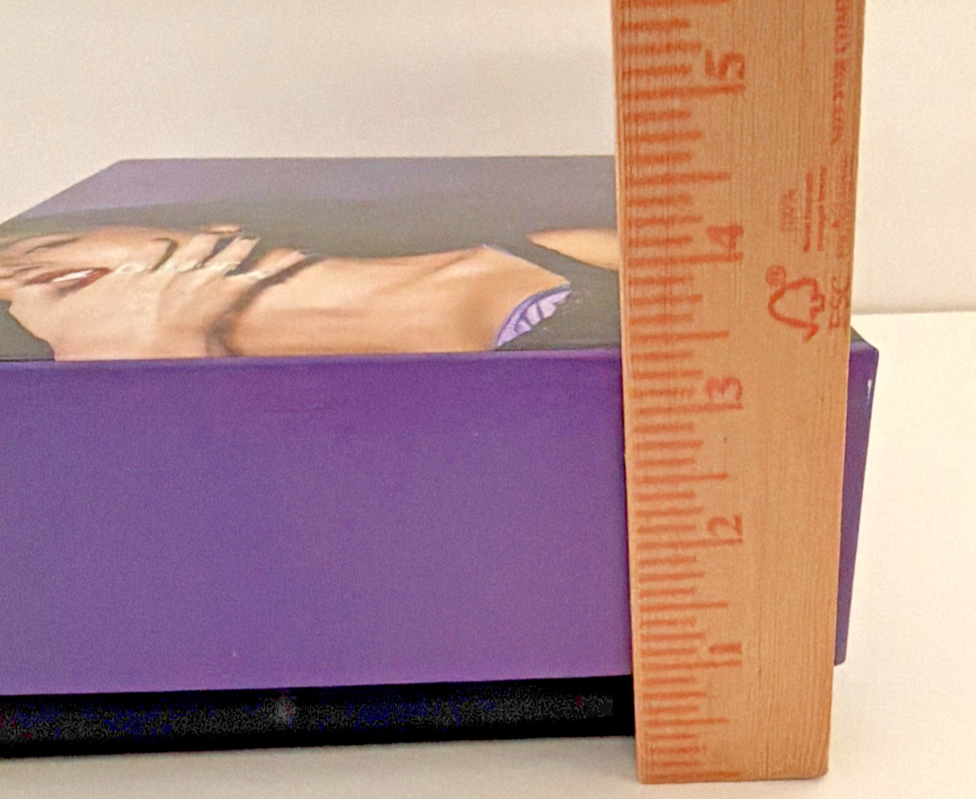 Olivia Rodrigo CD Guts Album Purple 7”x7” Promo EMPTY BOX ONLY + Stickers