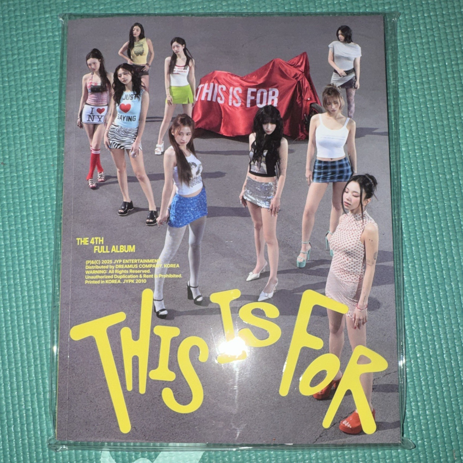 TWICE This Is For 4th Full Album CD K-Pop JYP PC Included