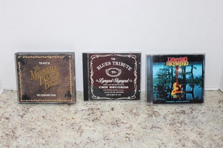 PRE-OWNED Southern Blues Rock MIXED CD Lot Marshall Tucker Band & Lynyrd Skynyrd