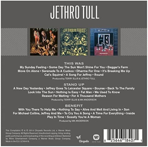 Jethro Tull The Triple Album Collection (CD) (UK IMPORT)